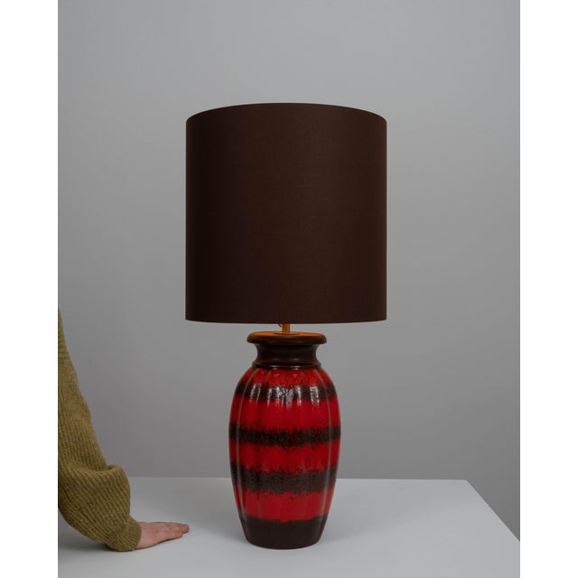 20th Century German Ceramic Table Lamp For Sale - Image 17 of 18