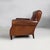 Art Nouveau Armchairs with Armrest in Brown Leather, England, 1920s, Set of 2 For Sale - Image 3 of 18