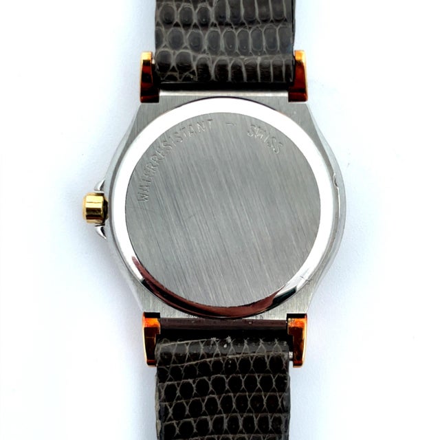 Vintage Tiffany & Co. Stainless Steel Quartz Watch Champagne Dial ...