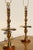 Metal 1960s Hollywood Regency Lamps with Shades - a Pair For Sale - Image 7 of 8