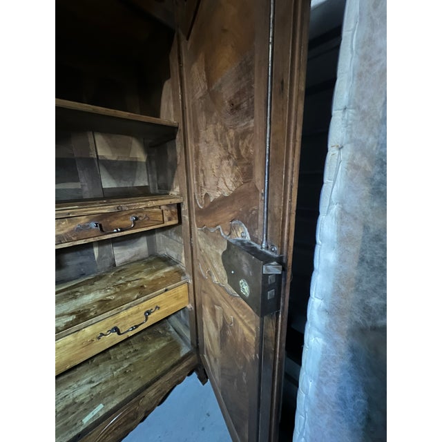 Louis XV French Burgundy Provincial Armoire Circa 1760 Chateau Cormatin For Sale - Image 12 of 12