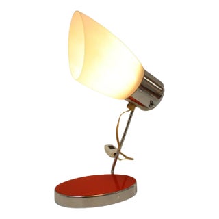 Table Lamp with Adjustable Shade by Drupol, 1950s For Sale