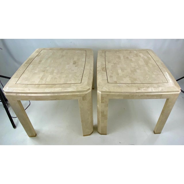 Mid-Century Tessellated Side Tables by Maitland Smith - a Pair For Sale - Image 13 of 13