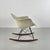 Plastic RAR Rocking Chair in Parchment Fibreglass by Charles and Ray Eames for Herman Miller, 1950s For Sale - Image 7 of 11