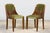 1920s French Art Deco Walnut Gondola Dining Chairs in Olive Green - Set of 8 For Sale - Image 13 of 18