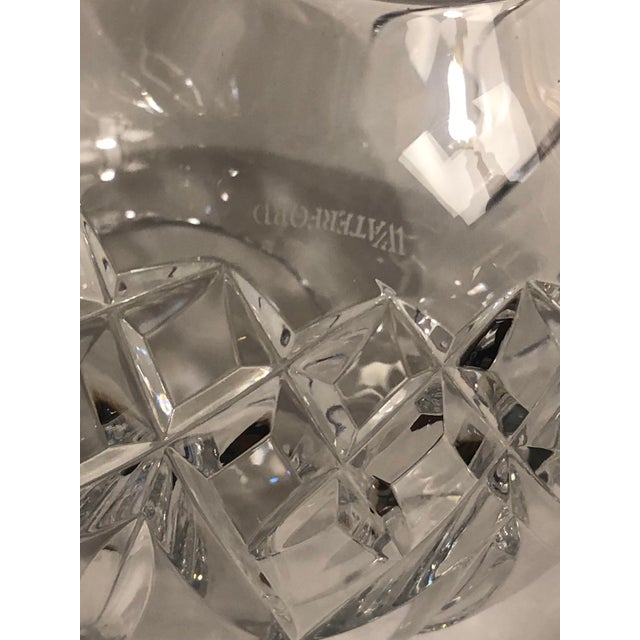English Waterford Lismore Cut Crystal Rose Bowl Vase For Sale - Image 3 of 6