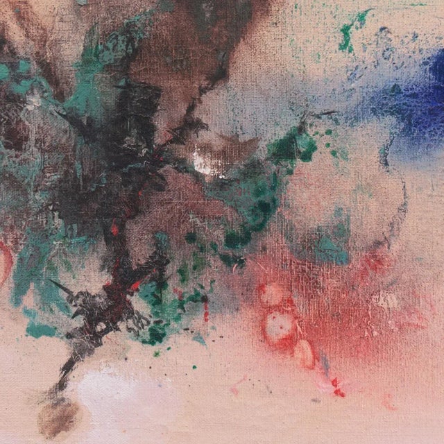 'Biomorphic Abstraction' by E. B. Stetson, Large American Abstract Oil For Sale In Monterey, CA - Image 6 of 10