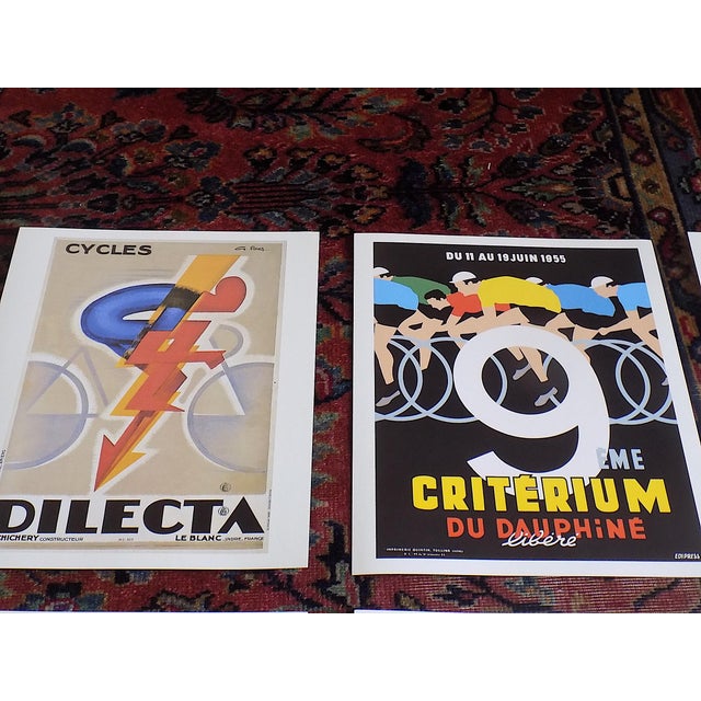 This set of nine (9) vintage small folio size poster lithographs (offset) depict European 19th and mid 20th century...