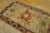 1900s Brown Floral Antique Fan Arc Border American Folk Art Hooked Small Rug For Sale - Image 14 of 15