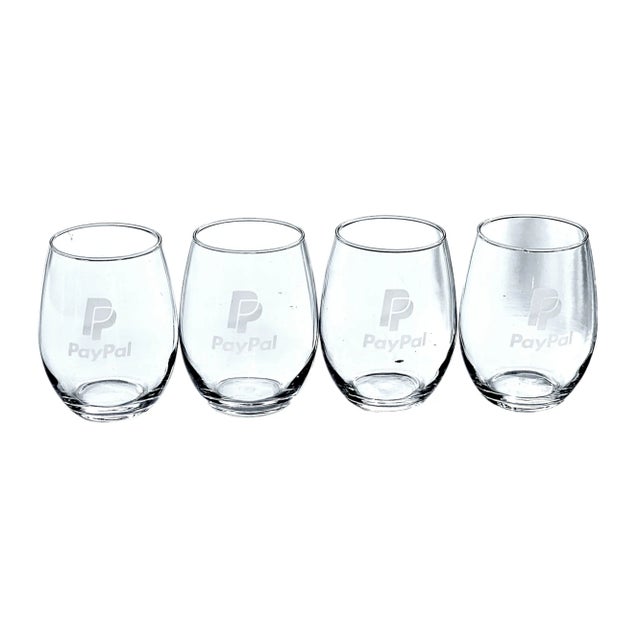 A great classic set of company specific drinking glasses given as a premium to employees. There were obtained in the SF...