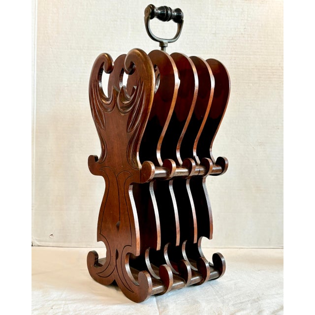 English 19th Century Letter Holder / Magazine Stand For Sale - Image 3 of 12