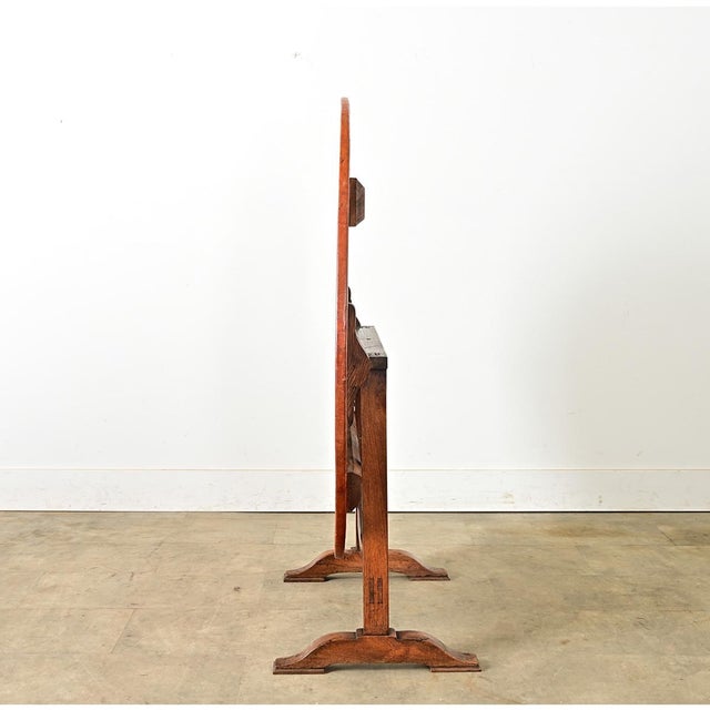 19th Century French 19th Century Leather-Top Wine Tasting Table For Sale - Image 5 of 10