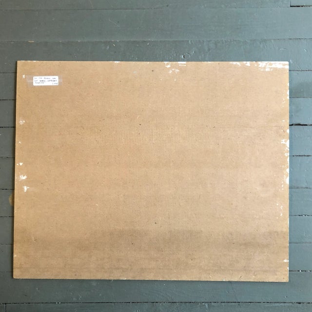 1990s Original Contemporary Impressionist Painting “On the Dunes” Seascape Signed For Sale - Image 5 of 7