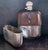 Silver Antique Silver-Plated Leather-Bound Hip Flask from James Dixon & Sons, 1920 For Sale - Image 8 of 9