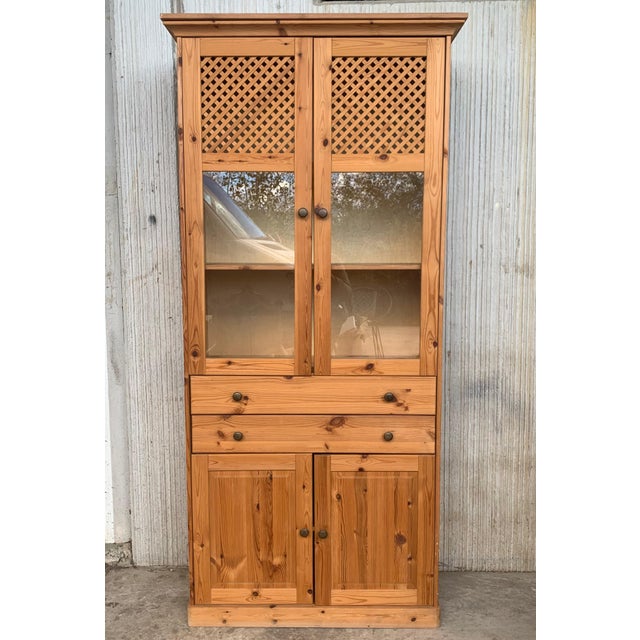 Brown Early 20th Century Cupboard or Cabinet, Walnut, Castillian Influence, Spain, Restored For Sale - Image 8 of 18