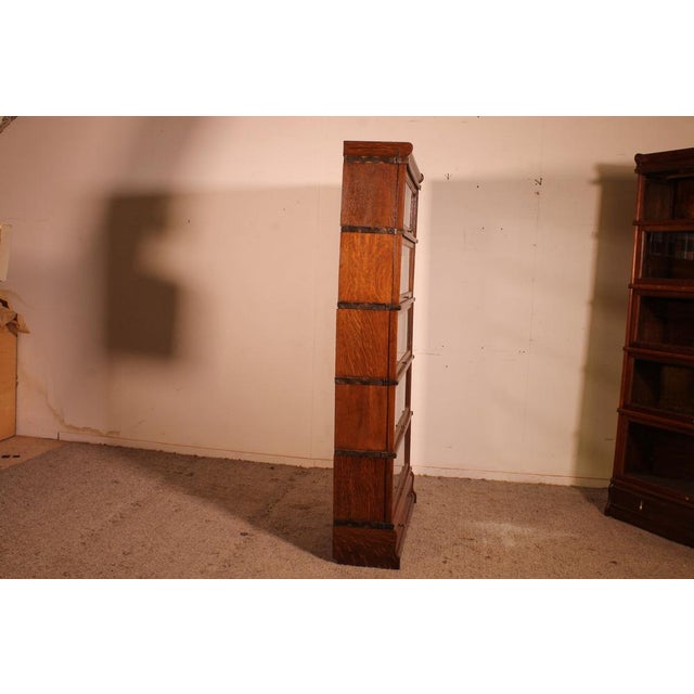 Oak Bookcase with Drawer by Globe Wernicke For Sale - Image 10 of 11