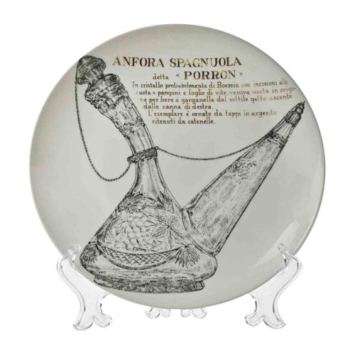 1960s Spanish Porron Amphora Plate by Piero Fornasetti for Martini and Rossi, 1960s For Sale - Image 5 of 5