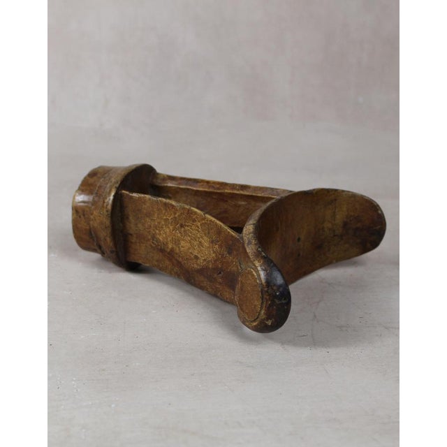 Vintage Ethiopian Headrest in Wood For Sale - Image 5 of 6