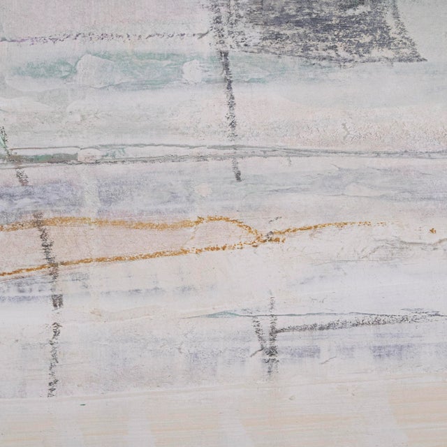 "Janus.IX" Framed Contemporary Original Abstract Minimalist Mixed-Media Painting For Sale - Image 4 of 6