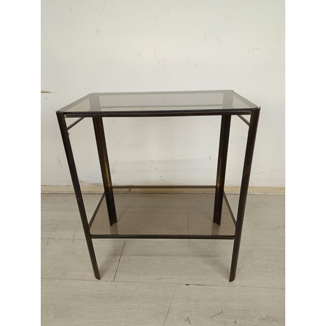 Gold Bronze Side Table, 1970s, in Good conditions. Designed 1970 to 1979
