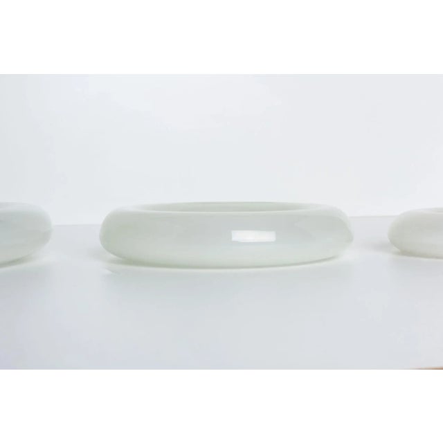 Set of Three 1960s Stacking Murano Bowls by Eleanora Peduzzi-Riva for Vistosi For Sale - Image 10 of 12