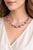 Natural Bolivian Carved Ametrine Beaded Necklace With 14k Gold Clasp For Sale - Image 11 of 11