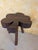 Rustic Vintage Clover Stools, 1950s, Set of 2 For Sale - Image 3 of 11