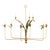 Steel leaves twist and cascade across a 55-inch expanse in warm metallic tones, like a small canopy caught mid-motion. The...