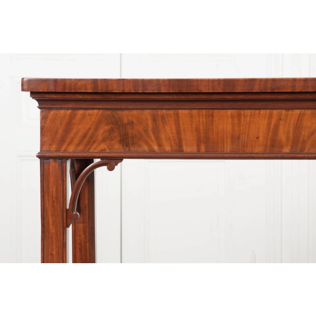 Dutch 18th Century Mahogany and Walnut Console-Serving Table For Sale - Image 10 of 13