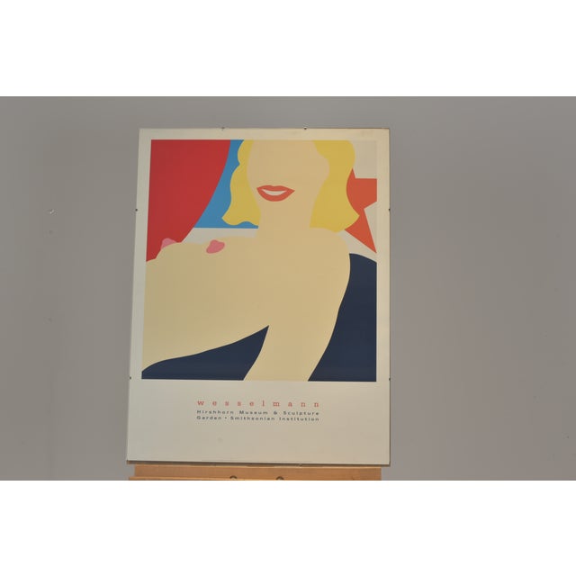 Exhibition Poster, Tom Wesselmann 1965 for Smithsonian, Around 1990 For Sale - Image 6 of 6