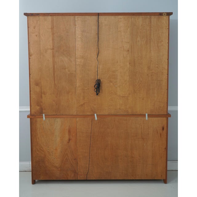 Stickley Cherry Mission Style China Cabinet For Sale - Image 16 of 18