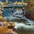 Framed Signed Gentle Waterfall Painting on Canvas For Sale - Image 4 of 15
