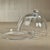 Contemporary Aldgate Optic Pastry Glass Plate with Cloche, Small For Sale - Image 3 of 5