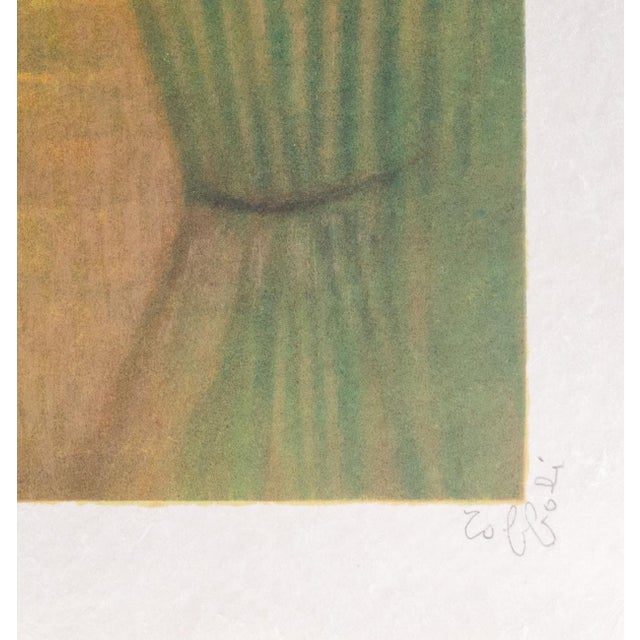 Louis Toffoli, Rice Threshers in Thailand, Original Signed Lithograph For Sale - Image 4 of 5