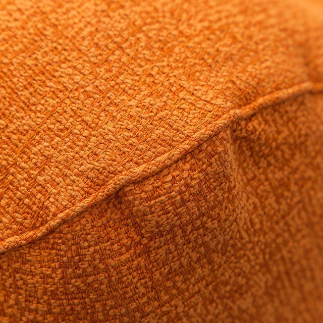Vintage Orange Fabric Armchair, 1970s For Sale - Image 6 of 12