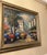 Impressionist 1970s Quiet Street Original Oil Painting 24x36 1970’s Framed For Sale - Image 3 of 5