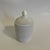 1920s Westmoreland English Hobnail Milk Glass Jam or Honey Jar With Lid and Porcelain Spoon For Sale - Image 9 of 10