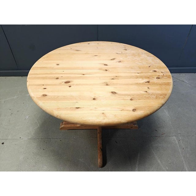 Pine Wood Dining Table by Rainer Daumiller, 1970s For Sale - Image 11 of 12