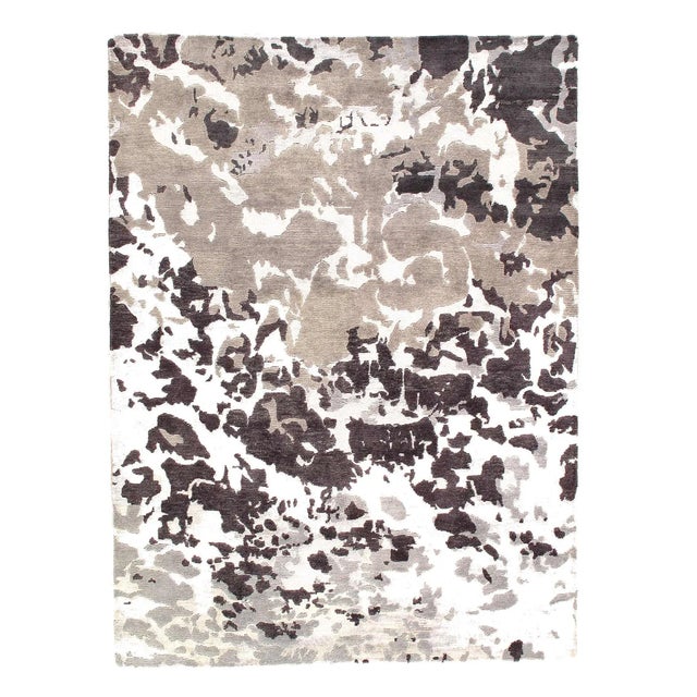 Hand knotted by hand in India, our Shine Rug blends durable lustrous viscose for a striated look that's both modern and...