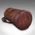 Vintage Decorative Stick Stand, English Leather Office Waste Basket, Storage Bin For Sale - Image 9 of 9