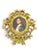 Napoleon Miniature Gilt Framed Hand Painted Porcelain German 19thc Painting For Sale In Portland, OR - Image 6 of 12