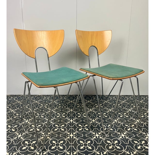 Set of Mikado Dining Chairs by Walter Leeman for Kusch + Co For Sale - Image 14 of 14