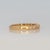 Diamond Band With Milgrain Detailing: Solid 14k Gold – Round Minimalist Jewelry, Size 6.75 For Sale - Image 9 of 9