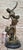 Condition: This sculpture is in perfect condition Bronze Dimensions with Marble Base: Height 17" X Width 6" Marble...