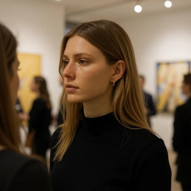 1990s Cartier Vintage 18k Yellow Gold Diamond Hoop Earrings, 0.50ct, A Pair For Sale - Image 5 of 7