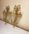 1930s Spanish Brass Lantern Wall Sconces - a Pair For Sale - Image 4 of 7