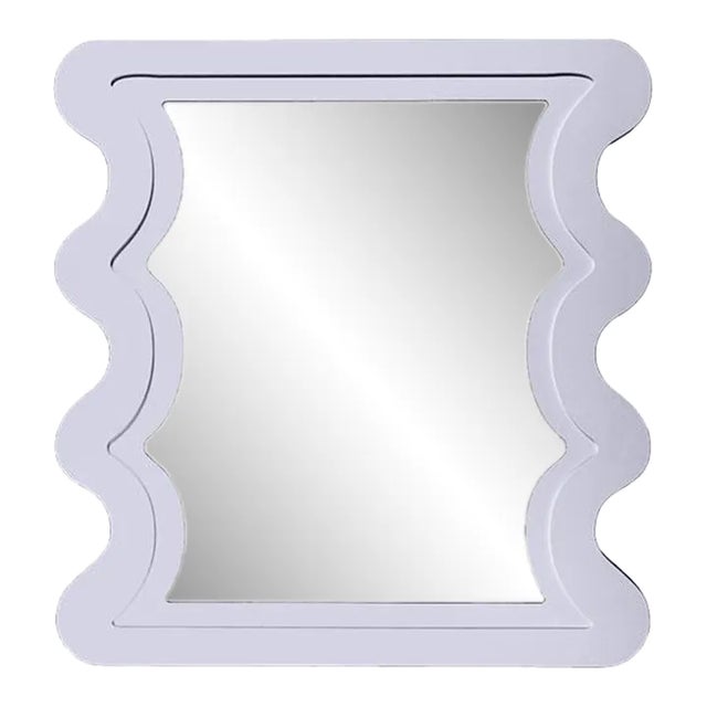 Fleur Home Carnival Mystic Rectangle Mirror in Spring Iris, 24x36 For Sale
