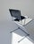 Postmodern Ballerina Chair in Grey Coloured Full Grain Leather by Herbert Ohl for Matteo Grassi, 1990s For Sale - Image 3 of 15