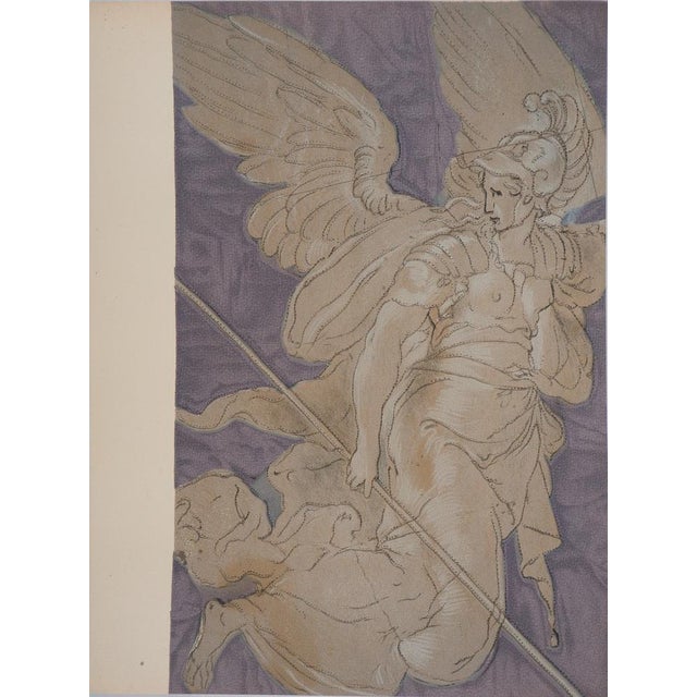Niccolo Dell'abbate, Ange de la Victoire, Lithograph For Sale - Image 5 of 5