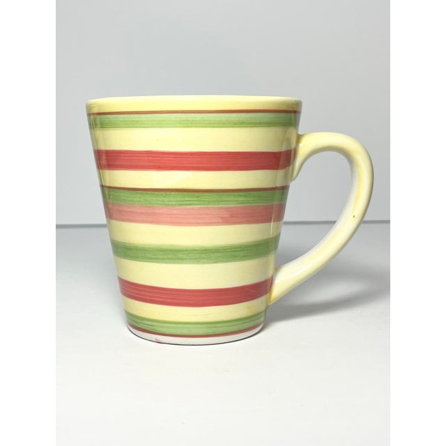 Contemporary Dansk “Lemon Zest” Ceramic Mugs - Set of 4 For Sale - Image 3 of 5